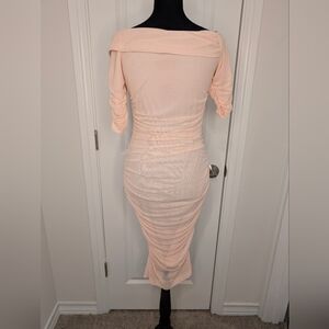 VENUS Strapless Peach Dress
